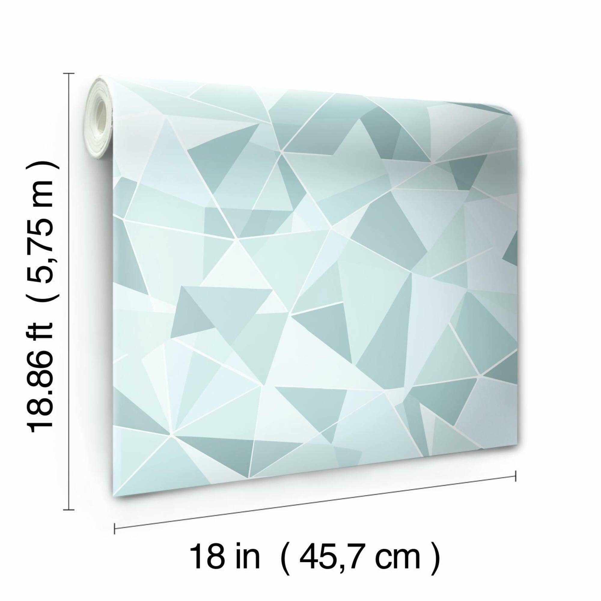 RoomMates Shattered Prism Peel & Stick Wallpaper
